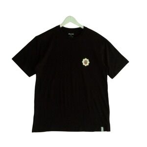 Jiberish x Smartwool Graphic T-Shirt XL Black Supima Cotton Rose Skeleton Hand